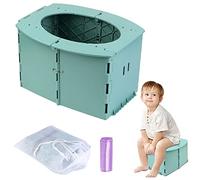 Pot pour les déplacements - Siège de toilette pliable pour enfants - Pot Vegena pour enfants avec poches - Pour voiture, camping, voyage