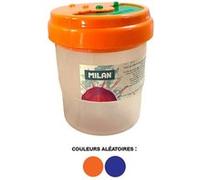 Pot pour nettoyer les pinceaux - Plastique - Transparent - Pour l'école - Milan Transparent