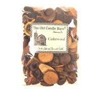 Pot-pourri en bois de c dre Old Candle Barn, sachet de 4 tasses - D coration de maison de campagne parfaite ou remplissage de bol - Magnifique pa
