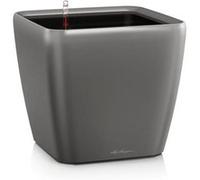 Lechuza - Pot de Fleurs d'Interieur - Premium Quadro Ls - Réserve d'Eau Intégrée - Coloris Anthracite - 35 x 35 x 33 cm