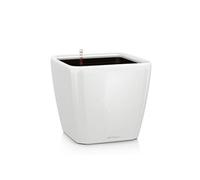 Pot Quadro Premium LS 43 - kit complet, blanc brillant 43 cm