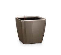 Pot Quadro Premium LS 43 - kit complet, taupe brillant 43 cm