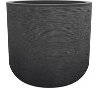 EDA Pot de fleurs rond GRAPHIT UP - 67 L - Ø 49 cm x H 46,2 cm - Gris anthracite