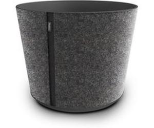 Pot rond à réserve d'eau plastique Poetic Casa Sleeve marron ø36,7 x h.31,2 cm