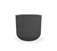 Pot Rond Basalt'up - 32,5 L - Gris Anthracite Eda Plastiques