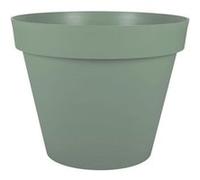 EDA Plastiques Pot rond Toscane en polypropylène vert laurier Ø 59 x h.47 cm