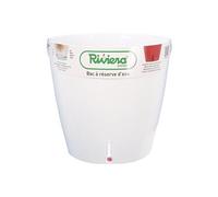 Pot rond Eva New en plastique - Ø 46 cm - 49 L - Blanc