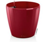 Pot rond Lechuza Premium LS rouge scarlet brillant Ø60 x h.55,5 cm