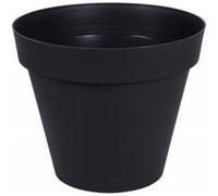 Pot rond pour plante anthracite 365L Ø100 x H.79 cm Eda Toscane