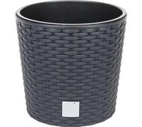 Pot Rond - Prosperplast - Rato - Anthracite - 4,7 Litres - Résine Plastique Multicolore