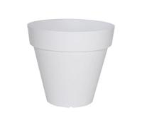 Pot de fleurs - RIVIERA - Soleilla rond - 49 x 45cm - Blanc