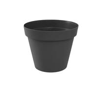 Pot Rond Toscane - 13x11.6cm - 1.1l - Anthracite - Eda Plastiques