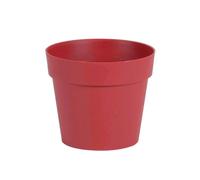 Pot Rond Toscane - 20x17cm - 3l - Rouge Rubis - Eda Plastiques