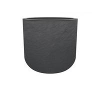 Pot rond Volcania'Up - gris anthracite - diamètre 50 cm - 67 litres - 13724 EDA PLASTIQUES