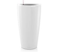 Lechuza - Pot de Fleurs d'Interieur - Premium Rondo - Réserve d'Eau Intégrée - Coloris Blanc - Ø 32 x 56 cm