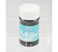 Pot Salière De 60 Gr De Paillettes Noir