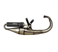 Pot D'Echappement Complete Leovince HM Tt Noir Alu Mbk Booster 50 2004 > 2012