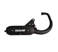 Yasuni Pot d'échappement Eco Acier noir