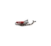 pot scooter de yasuni z compatible avec nitro/aerox/ovetto/neos/jog r/mach g silencieux rouge