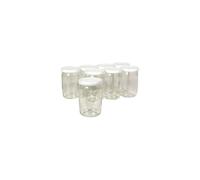 SEB 989641 pot Rond Verre Transparent, Blanc