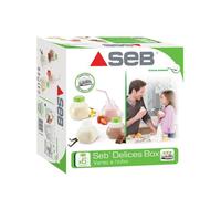 Seb XF102000 Delices Box Coffret de Six Bouteilles Yaourt à Boire, Blanc