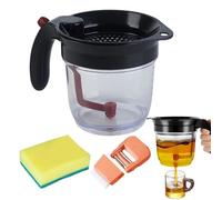 Pot séparateur de graisse | Gadget de conservation des nutriments - Séparateur de sauce avec filtre à huile | Pour cuisine, femme au foyer, adultes, chefs, pendaison de crémaillère, anniversaire, fête