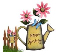 Pot Stakes Decorative - Marqueurs De Végétaux De Jardin, Tiges De Soutien Artistiques | Porte-Temps Résistants Aux Intempéries avec Détails Élégants, Accessoires Créatifs pour Les Légumes Vert