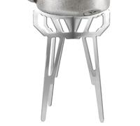 Pot Stand, Camping Rack, 6.89x6.89x7.76in Foldable Design, Stainless Steel, Stove Support, Detachable Grill, Multifunction Tool, Cooking Accessory, Heat Resistant for Pans, BBQ, Hiking, Outdoor Use