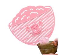Pot Strainer | Cute Smile Kitchen Gadgets,Multifunctional Clip on Pasta Strainer - for Home Apartment Dorm Rice Noodle Meat Ground Beef Vegetable Spaghetti Pans Bowls