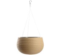 KADAX Pot Suspendu Suspendu Suspendu avec chaîne et Crochet, Pot de Fleurs Suspendu pour Plantes grimpantes, Cache-Pot avec Insert,(? 32 cm, Beige)