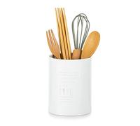 Pot Ustensiles Cuisine Porte Couvert: Blanc Crème Egouttoir Couvert Range Couvert Vertical de Style Nordique Vintage Ustensiles de Cuisine Inox Robustes et Durables avec Surface Mate Porte Ustensiles