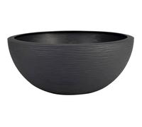 EDA Vasque Graphit Up Ø 40 cm 14,9 L Intérieur/Extérieur Décor graphique Gris anthracite
