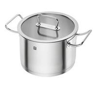 ZWILLING Casserole à sauce Pro 6,2 L – acier inoxydable, ronde, couvercle en verre, argent