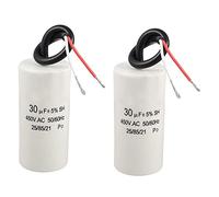 Potadak 2X 2-Cordon Cablee 30UF 450VAC 50/60Hz CBB60 Demarrage de Moteur Course Condensateur