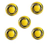 Potadak Lot de 5 ballons de football professionnels en cuir - Taille 5 - Pour l'intérieur et l'extérieur