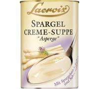 Potage crème d'asperges Lacroix crémeux avec morceaux d'asperges 400 ml