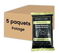 Potage Instantané Distributeur Automatique Drink'n Like Soupe Poireaux Pomme de terre - 5 paquets - 5 Kg
