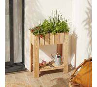 Potager de balcon en mélèze