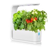 Potager Hydroponique Intelligent ""Smart Garden"" Blanc, Jardin Intérieur Autonome avec LED et Minuterie .