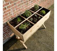 Potager sur pieds croisés