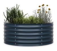 Blumfeldt Curvbox 105x60x43 cm Carré potager Anthracite