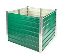 Potager surélevé en métal "Rosendaal" - couleur verte D47044