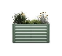 blumfeldt Jardinière Surélevée High Grow Straight, 575L en Acier Galvumé Résistant à la Rouille & Gel, Montage Facile, Hauteur Ergonomique 60cm pour Fleurs, Herbes & Légumes - Jardiniere Exterieur