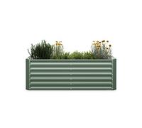 Blumfeldt Jardinière surélevée High Grow Straight – 1000 L, acier galvumé, h. 60 cm