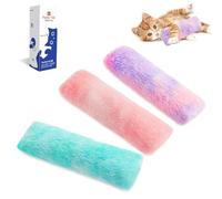 Potaroma Lot de 3 oreillers pour chat, doux et durable, son froissé avec herbe à chat à l'intérieur, jouet interactif pour chaton, favorise l'exercice du chaton