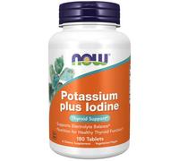 Potassium Plus Iode 180 Tablettes Par NOW Foods