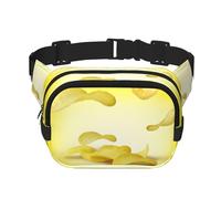 Potato Chips Sac banane tendance unisexe pour l'entraînement, la course, les voyages et la randonnée, Noir , Taille unique