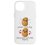 Potato is Not Okay Funny Potato Joke Meme Vegetable Potating Coque pour iPhone 14 Plus
