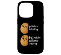 Potato is Not Okay Funny Potato Joke Meme Vegetable Potating Coque pour iPhone 14 Pro