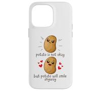 Potato is Not Okay Funny Potato Joke Meme Vegetable Potating Coque pour iPhone 14 Pro Max
